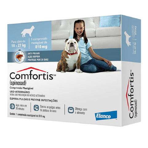 Imagem de Comfortis anti pulgas 810 mg 18 a 27 kg