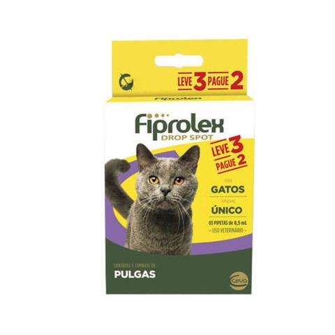 Imagem de Fiprolex Gatos Anti-pulgas 3 pipetas Ceva