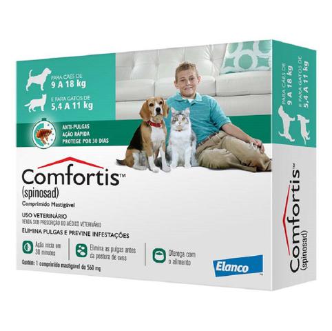 Imagem de Comfortis anti pulgas 560 mg 9,0 a 18 kg