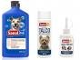 Imagem de Kit para cães: Shampoo para cachorro Anti pulgas + Talco Anti pulgas + Limpa Orelhas Sanol